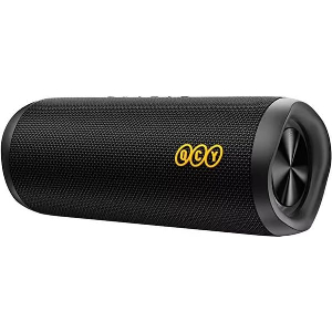 QCY SP7 BLACK - PORTABLE BLUETOOTH SPEAKER W STEREO SOUND 40W MIC FOR CALLS RGB LIGHT SHOW
