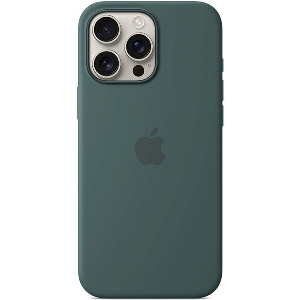 APPLE IPHONE 16 PRO MAX SILICONE CASE WITH MAGSAFE LAKE GREEN MA7V4