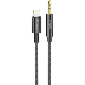 HOCO UPA19 LIGHTNING TO 3.5MM AUDIO CABLE 1M BLACK