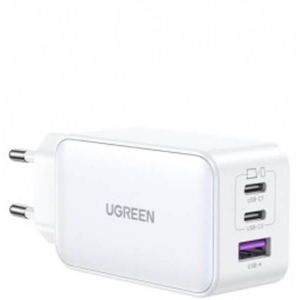 CHARGER GAN UGREEN CD244 65W PDX2+QC4.0 WHITE 15334