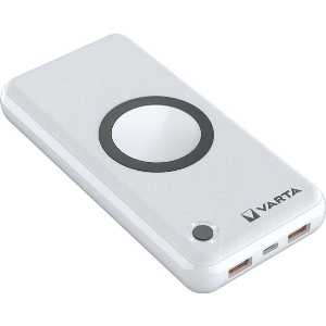 POWERBANK VARTA 20000MAH 18W QC + PD + FQI WIRELESS CHARGING WHITE
