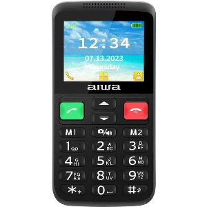 ΚΙΝΗΤΟ AIWA SLIM BT FEAT PHONE 4G DUAL SIM PHONE FPH-S200 BLACK FPH-S200-4G