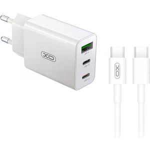 XO L101 (EU) PD20W/PD18W/QC18W QUICK CHARGER WITH TYPE-C CABLE (NB124)