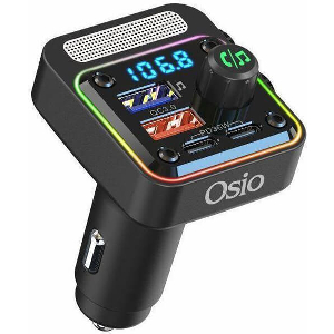 OSIO OFT-4260BT ΜΑΥΡΟ FM TRANSMITTER ΚΑΙ ΦΟΡΤΙΣΤΗΣ ΑΥΤΟΚΙΝΗΤΟΥ ΜΕ BLUETOOTH USB 2XTYPE-C 54W
