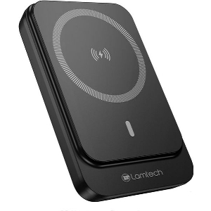 LAMTECH MAGNETIC 20W WIRELESS CHARGING POWER BANK 10000MAH BLACK LAM980411