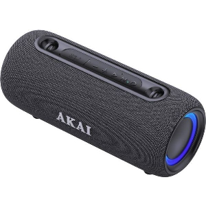 AKAI ABTSW-40 ΜΑΥΡΟ ΦΟΡΗΤΟ ΑΔΙΑΒΡΟΧΟ ΗΧΕΙΟ IPX5 BLUETOOTH 15W RMS