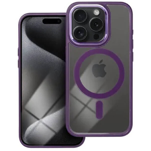 COLOR EDGE MAG COVER CASE WITH MAGSAFE FOR IPHONE 15 PRO DEEP PURPLE