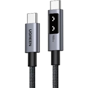 UGREEN TYPE-C TO TYPE-C CABLE L509 100W 5A 0.5M GREY