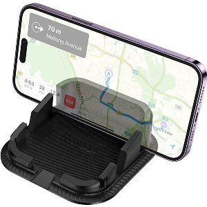 LAMTECH DASHBOARD CAR HOLDER 2-ANGLE ADJUSTMENT BLACK LAM980565