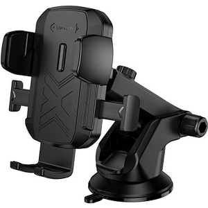 LAMTECH MULTI-ANGLE CLAMPING CAR HOLDER FOR SMARTPHONES UP TO 7' BLACK LAM980541