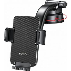 YESIDO C172 CAR HOLDER 4INCH - 7INCH BLACK