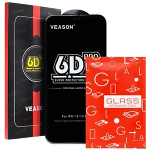 6D PRO VEASON PRIVACY GLASS FOR IPHONE 15 PRO BLACK