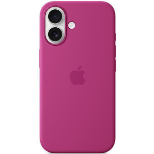 APPLE IPHONE 16 FUCHSIA SILICONE CASE WITH MAGSAFE MYY53
