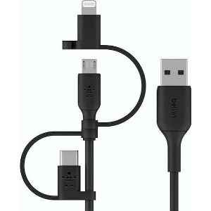 BELKIN BOOST CHARGE UNIV. CABLE 1,2M LIGHTN./MICRO/USB-C - USB-A