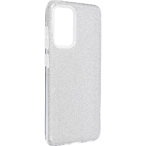 FORCELL SHINING BACΚ COVER CASE FOR SAMSUNG GALAXY A52 5G / A52 LTE 4G CLEAR/PINK