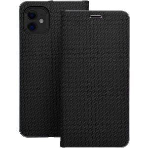 LUNA BOOK CARBON FOR IPHONE 16 PRO MAX BLACK