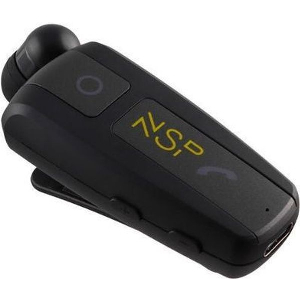 NSP BN222 ΠΤΥΣΣΟΜΕΝΟ BLUETOOTH HANDSFREE V6.0 ΜΕ ΔΟΝΗΣΗ & ANTI-LOST ΣΥΝΔΕΣΗ 2 ΣΥΣΚΕΥΩΝ ΜΑΥΡΟ