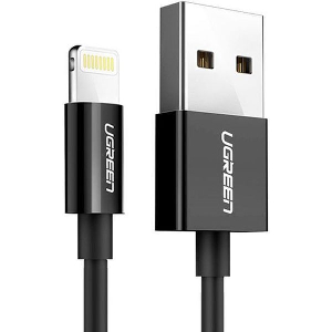 UGREEN 80823 USB-A TO LIGHTNING CABLE 18W 2.4A 2M BLACK