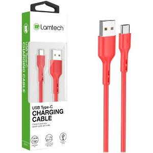 LAMTECH DATACABLE TYPE C 1M RED LAM446810