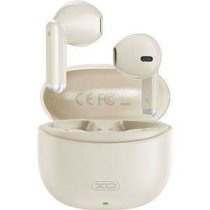 XO X33 BEIGE COLOR BLUETOOTH ΑΚΟΥΣΤΙΚΑ HANDSFREE ΜΕ ΘΗΚΗ ΦΟΡΤΙΣΗΣ