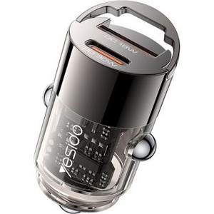 YESIDO Y68 CAR CHARGER 30W 3A 1 X USB-A - 1 X USB-C BLACK