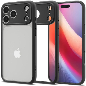 SPIGEN ULTRA HYBRID MATTE BLACK FOR IPHONE 17 PRO MAX