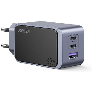 UGREEN CHARGER GAN X553 65W PDX2+QC4.0 GRAY 35042