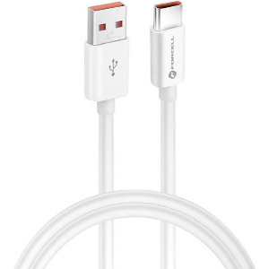 FORCELL CABLE USB A TO TYPE C QC4.0 3A/20V 60W 1M WHITE