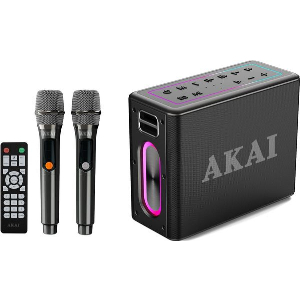 AKAI ABTSW-120 ΑΔΙΑΒΡΟΧΟ ΦΟΡΗΤΟ ΗΧΕΙΟ BLUETOOTH ΜΕ 2 ΑΣΥΡΜΑΤΑ ΜΙΚΡΟΦΩΝΑ TWS 80W