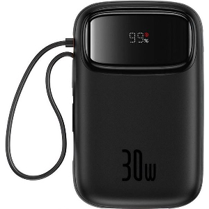 BASEUS POWERBANK QPOW2 20000MAH 30W QC + PD BLACK P10055009113-00
