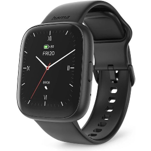 HAMA 178640 4000 46MM SMARTWATCH ΜΕ ΠΑΛΜΟΓΡΑΦΟ (ΜΑΥΡΟ)