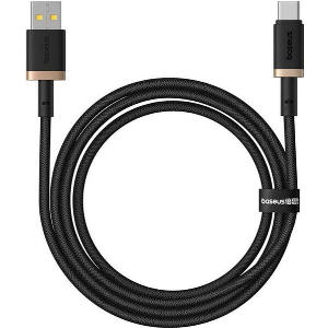 BASEUS DURA SERIES 60W 3A USB-A TO TYPE-C CABLE 1M GOLD