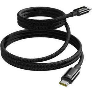 BASEUS TUNGSTEN GOLD CHARGING CABLE USB-C TO USB-C 100W 1M (BLACK)