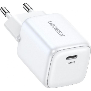 UGREEN WALL CHARGER NEXODE MINI CD319 30W 3A 1 X TYPE-C WHITE