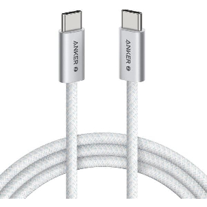 ANKER TYPE-C TO TYPE-C CABLE ZOLO 240W 1M WHITE A8060H21