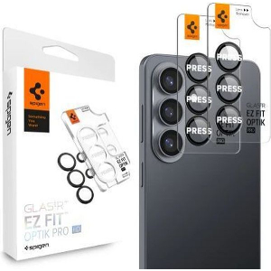 SPIGEN GLASS TR EZ FIT OPTIK PRO HD 2 PACK BLACK FOR SAMSUNG GALAXY S26+