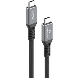 CABLEXPERT PREMIUM USB 4 TYPE-C CHARGING & DATA CABLE 40 GBPS 240W 0.3M CCBP-USB4-CMCM240-0.3M