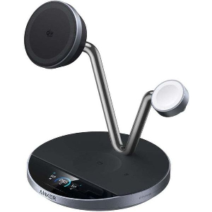 ANKER WIRELESS CHARGER PRIME MAGGO AIRCOOL 3IN1 25W BLACK B25X7G11