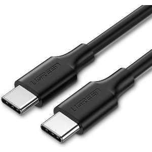 UGREEN TYPE-C TO TYPE-C CABLE US286 60W 3A 1.5M BLACK