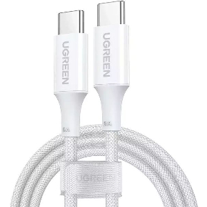 UGREEN TYPE-C TO TYPE-C CABLE US557 15267 100W 5A 1M WHITE