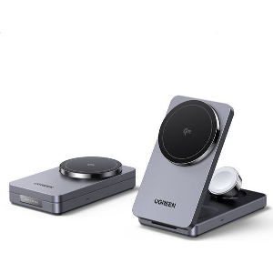 UGREEN WIRELESS CHARGER W707 3IN1. 25W 1.67A GREY