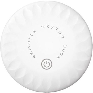 4SMARTS LOCATION FINDER SKYTAG DUOS IOS + ANDROID SET OF 2 WHITE