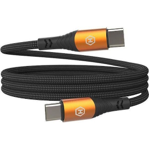 USB 2.0 CABLE HAMMER MAGNETIC BRAIDED USB C TO USB C 100W 1M BLACK