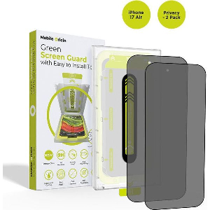 MOBILE ORIGIN SCREEN GUARD PRIVACY WITH APPLICATOR 2 PACK IPHONE AIR