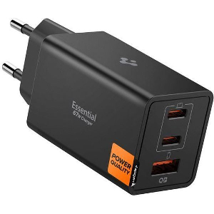 SPIGEN ESSENTIAL 67W WALL CHARGER EE673EU BLACK