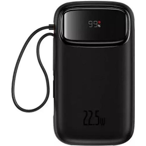 POWERBANK BASEUS QPOW2 10000MAH 22.5W QC + PD BLACK P10055003113-00