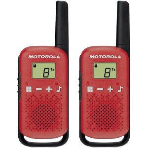 MOTOROLA TALKABOUT T42 WALKIE TALKIE 4KM RED