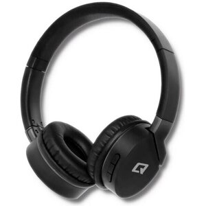 QOLTEC 50825 HEADPHONES WIRELESS BT WITH MICROPHONE SUPER BASS BLACK