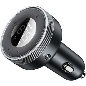 BASEUS ENJOY CAR WIRELESS MP3/FM-TRANSMITTER CAR CHARGER BLACK