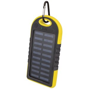 SETTY SOLAR POWER BANK 5000 MAH YELLOW